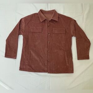 Women’s Corduroy Shacket with Pockets
